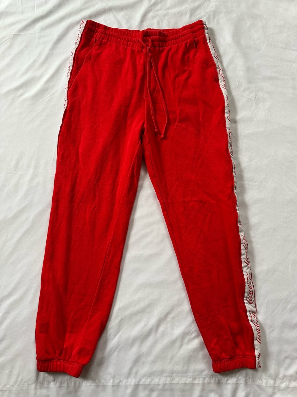 PacSun Coca-Cola Red Elastic Waist Sweatpants